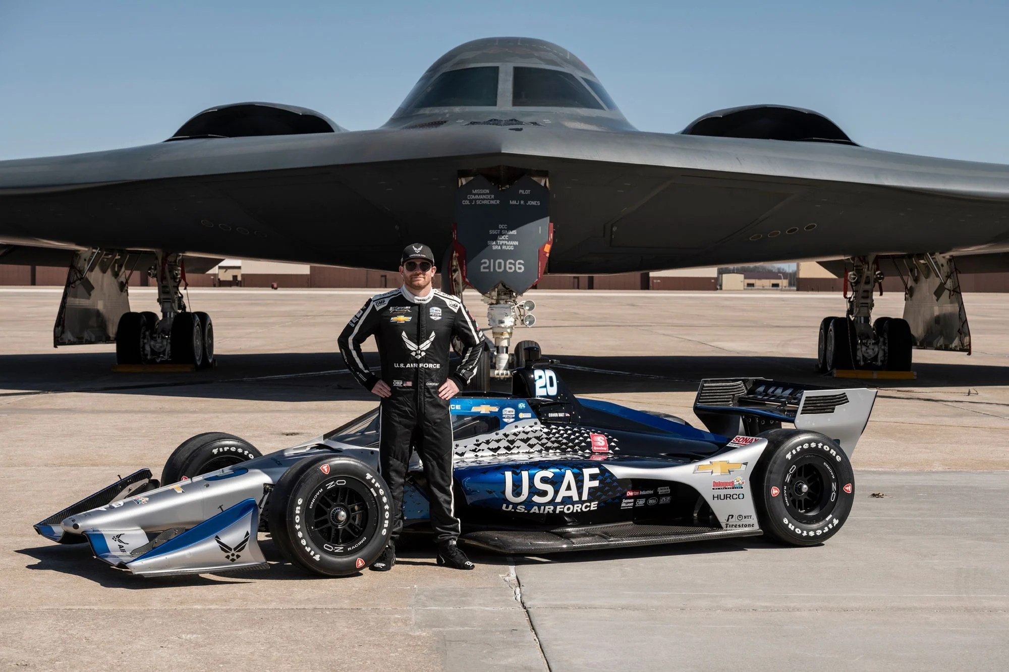 U.S. AIR FORCE, ED CARPENTER RACING UNVEIL NEW B2 SPIRIT STEALTH
